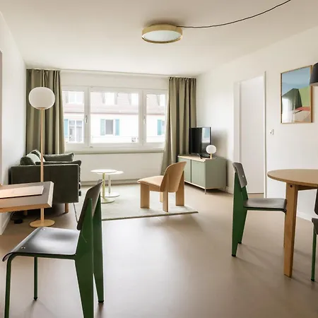 Ema House Serviced Apartments Aussersihl Zurich Exterior photo